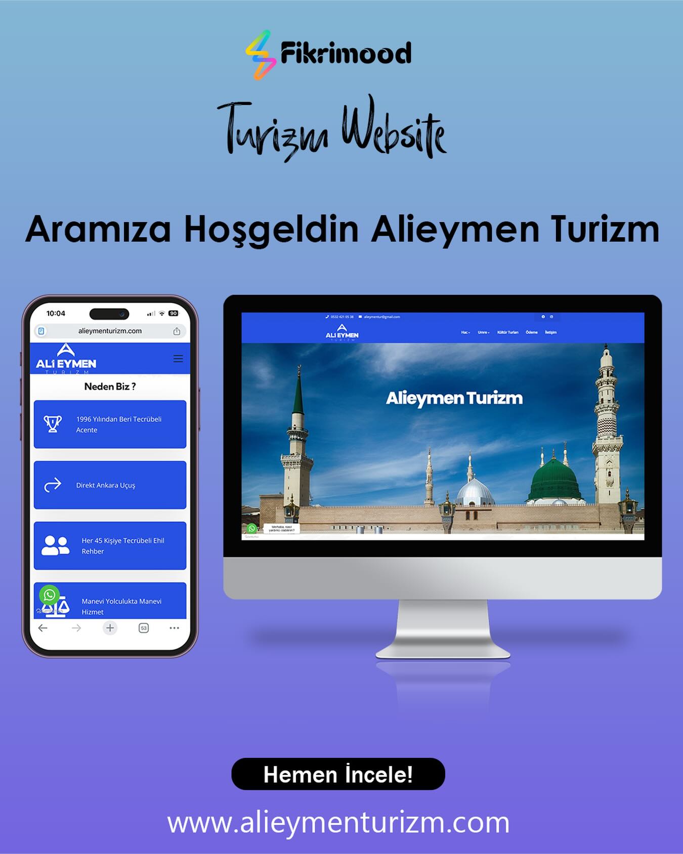 Ali Eymen Turizm referans projesi