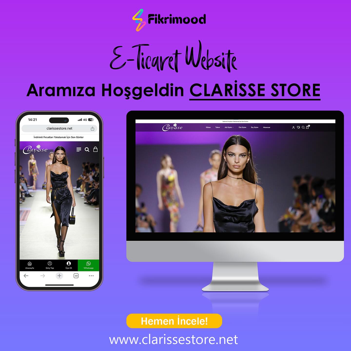 Clarisse Store referans projesi