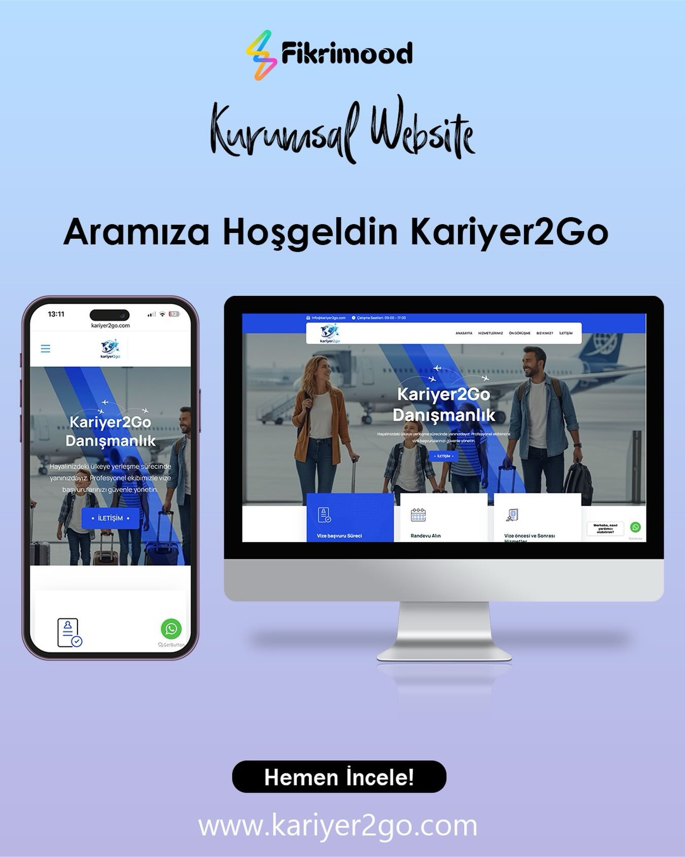 Kariyer2Go referans projesi