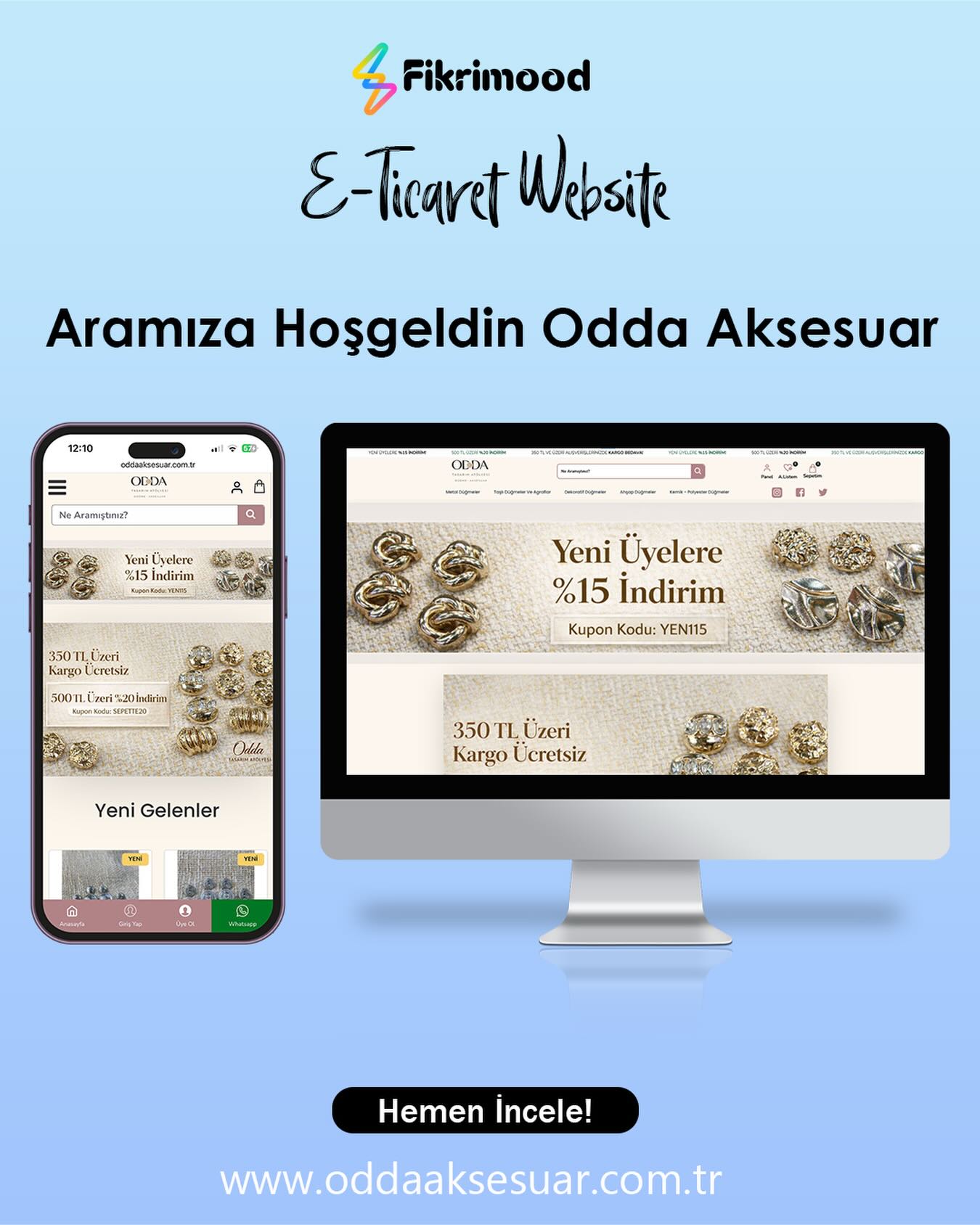 ODDA Aksesuar referans projesi