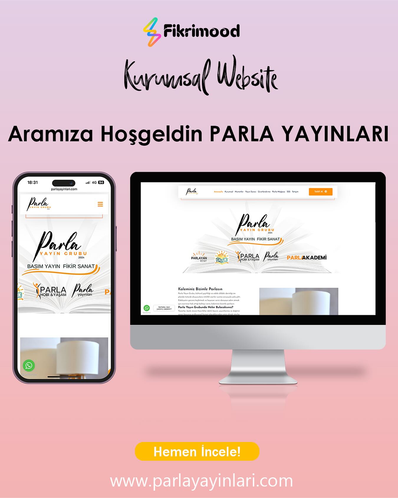 Parla Yayınları referans projesi