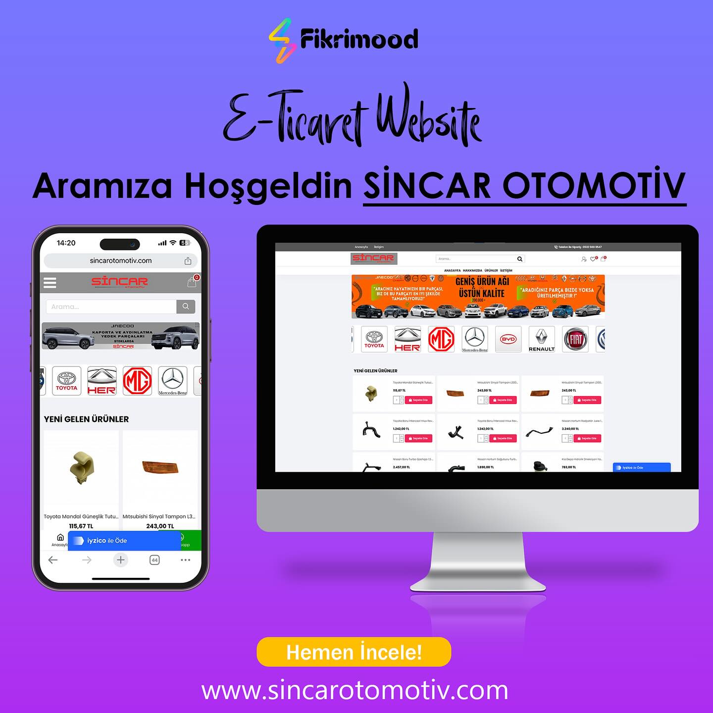 Sincar Otomotiv referans projesi